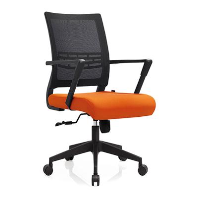 Z-E181-8（黑+橙）职员椅厂家直销