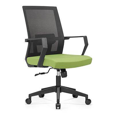 Z-E289（黑+绿） 职员椅厂家直销