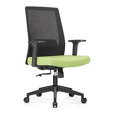 Z-E286（黑+绿） 职员椅厂家直销