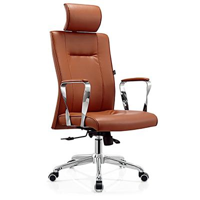 Y-A187（棕红西皮）老板椅厂家直销
