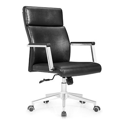 B-E201-1 （黑象纹西皮） 老板椅厂家直销