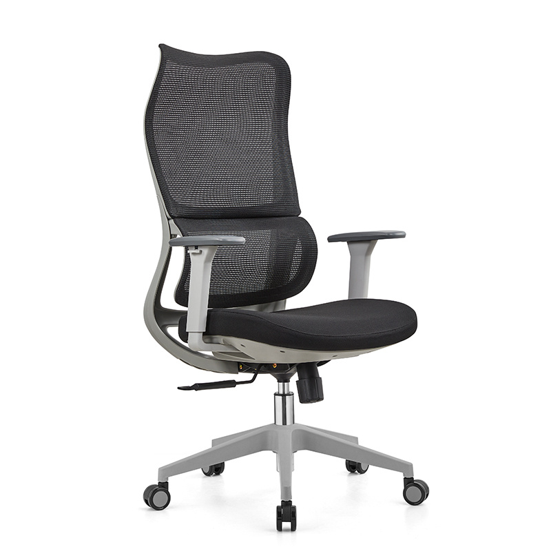 Z-E2208（灰+黑）老板椅工厂直销